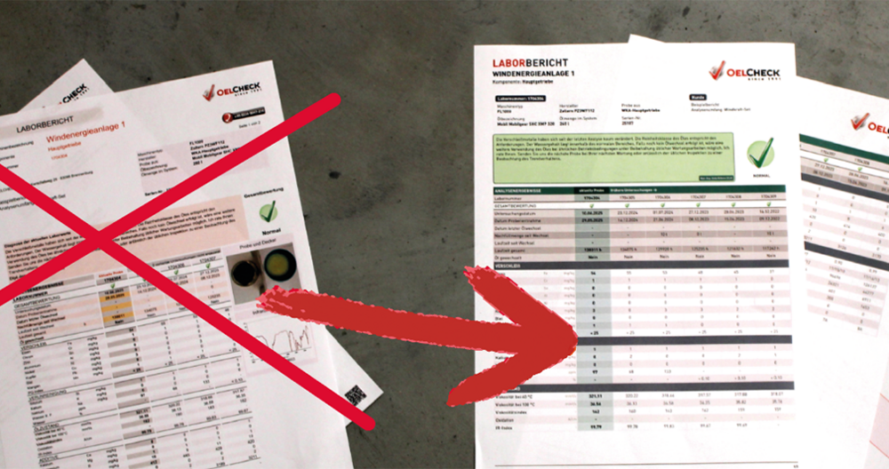 Laboratory reports in a new look 