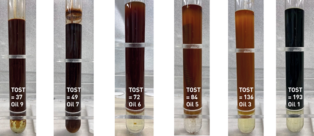 Visual inspection after 200 hours of testing