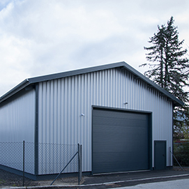 newly built warehouse