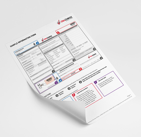 Sample Information Form instruction