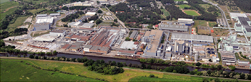 The Leipa factory in Schwedt / Brandenburg